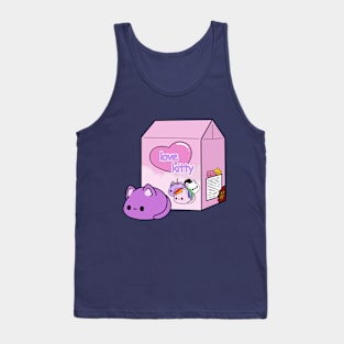 love kitty-purple cat doll Tank Top